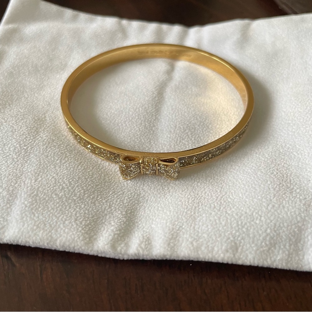 Kate Spade gold bow bangle bracket